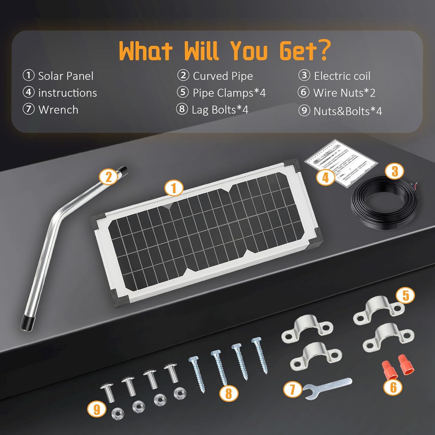 10W Solar Panel Kit FM123 Fit for Mighty Mule GTO PRO Gate Opener Parts MM571W MM371W 571W MM271 371 MM371W MM360 MM262 560 MM560 MM562 FM350 MM260 MM560 FM200 FM350 FM500 FM502 FM700 & More