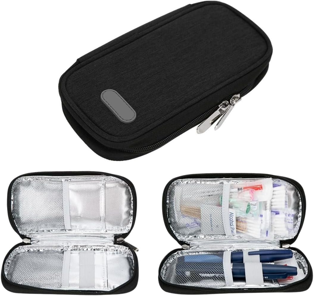 Borsa Termica ALLCAMP Per Insulina E Medicinali - Con Gel Freddo, 23x12x7 Cm, Ideale Per Diabetici - Foto 3