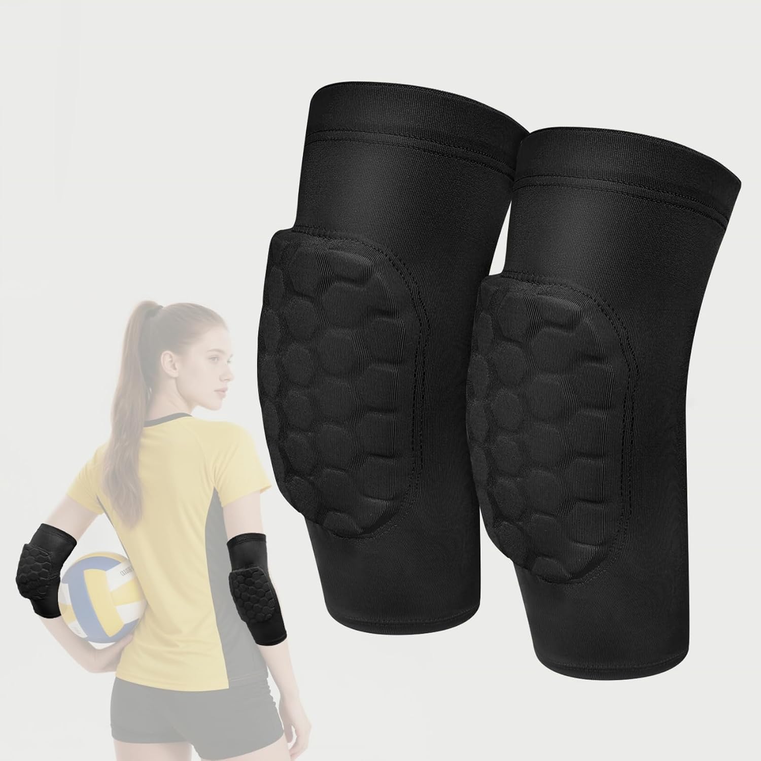Volleyball Elbow Pads Kids 2XS-XL -Breathable Elbow Protector Teenagers Men Women Dancing Skating Football arm pads