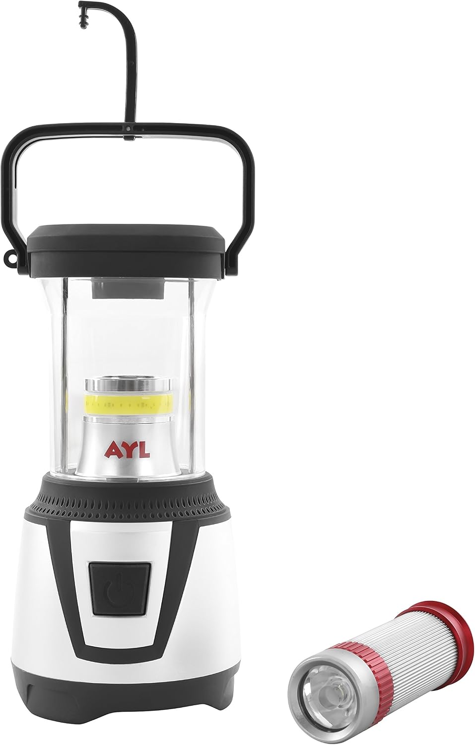 AYL Starlight 2-in-1 Water Resistant Extremely Bright LED Lantern Plus Built-in Flashlight, for Camping, Emergency, Backpacking, Hiking, Outdoor Adventures