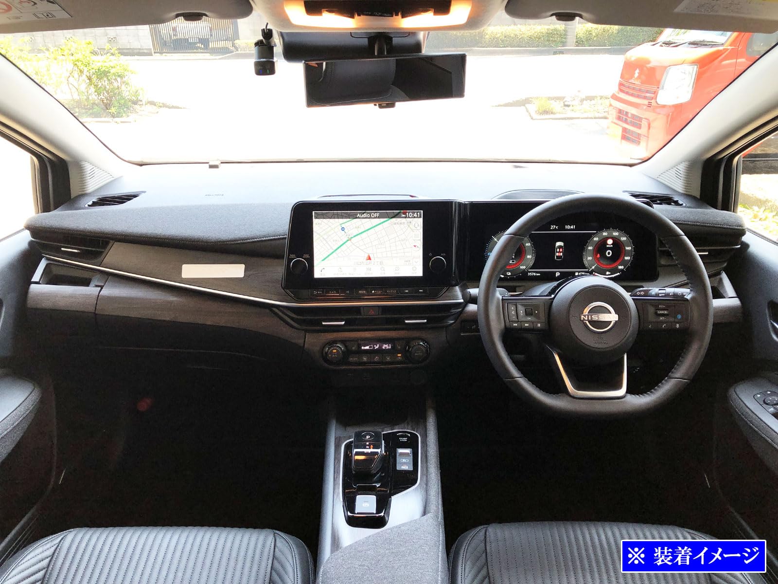 C581) ウィッシュ10系 ブラックウッド調パネルセット