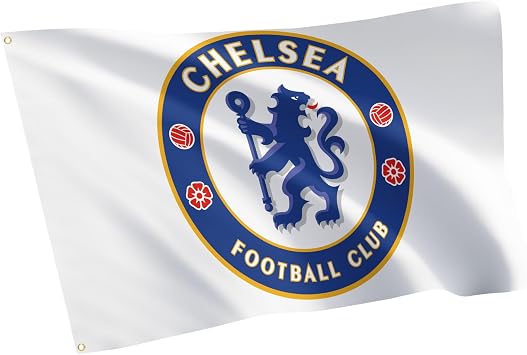 Desert Cactus Chelsea FC Flag 3 x 5 Ft Football Soccer Outside Design B | Officially Licensed CFC Chelsea FC Blues 3x5 Ft Team Logo Banner Merch, Indoor and Outdoor Flag