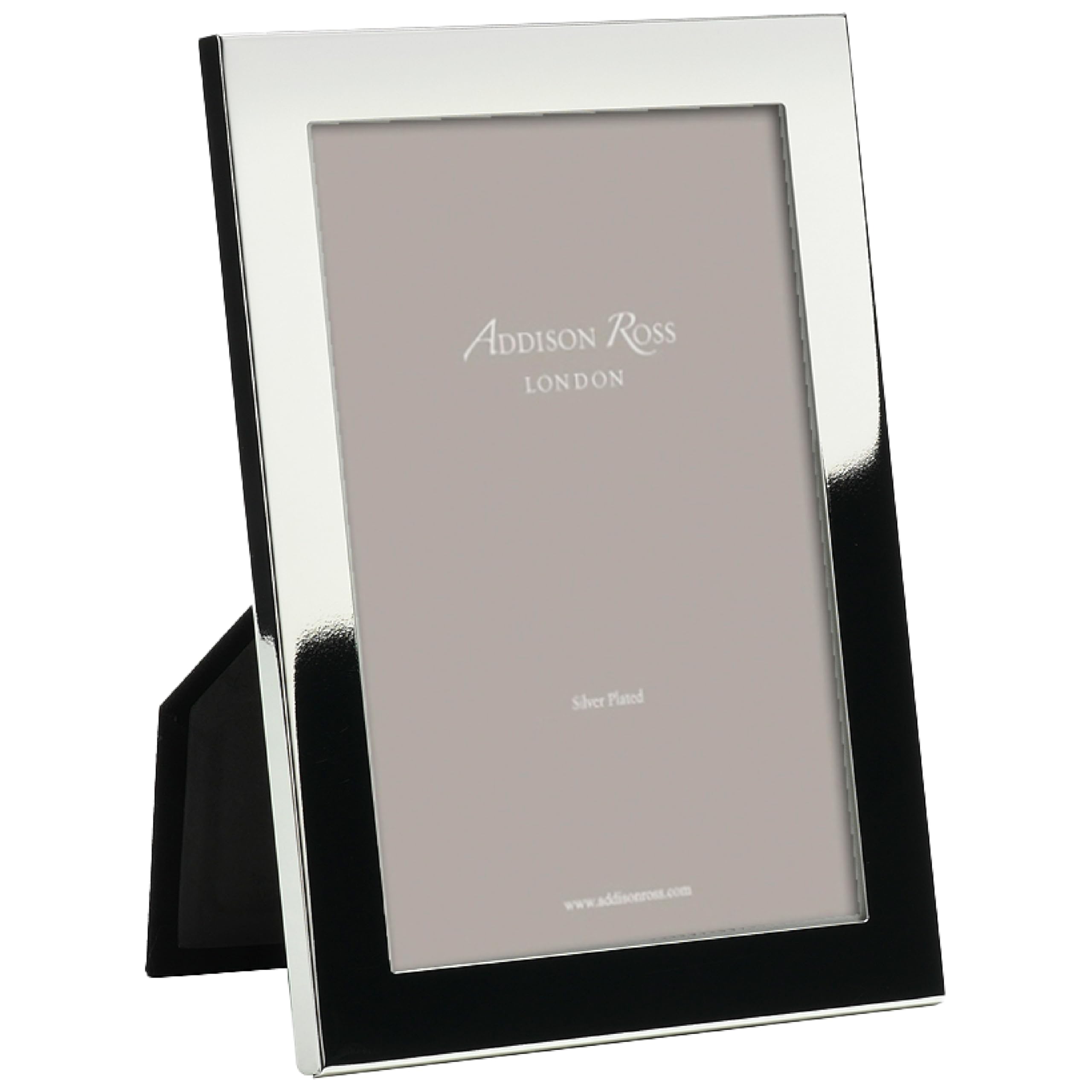 Addison Ross Silver Square Corner Photo Frame 5X7cm - Portrait Or Landscape Display - Ideal Picture Frames For Gifting - Gift For Weddings, Birthday, Anniversary - Modern Design - 15Mm