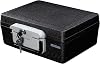 Genie Hand | Fireproof Portable Briefcase Safe Box Certified LFS30 and Waterproof IPX6 Safety Box with Keys and B-Class Lock