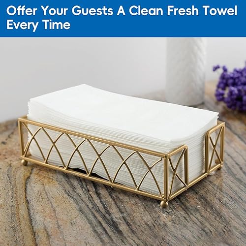 Miniatura 3 de JEBBLAS Toallas desechables para invitados, toallas de mano de tacto de lino, servilletas de papel similares a la tela, toalla de mano de papel