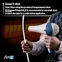 Vista 7 de Art3d Borde de esquina de vinilo exterior de 20 pies para despegar y pegar para bordes de azulejos y paredes, decoración de muebles, cereza