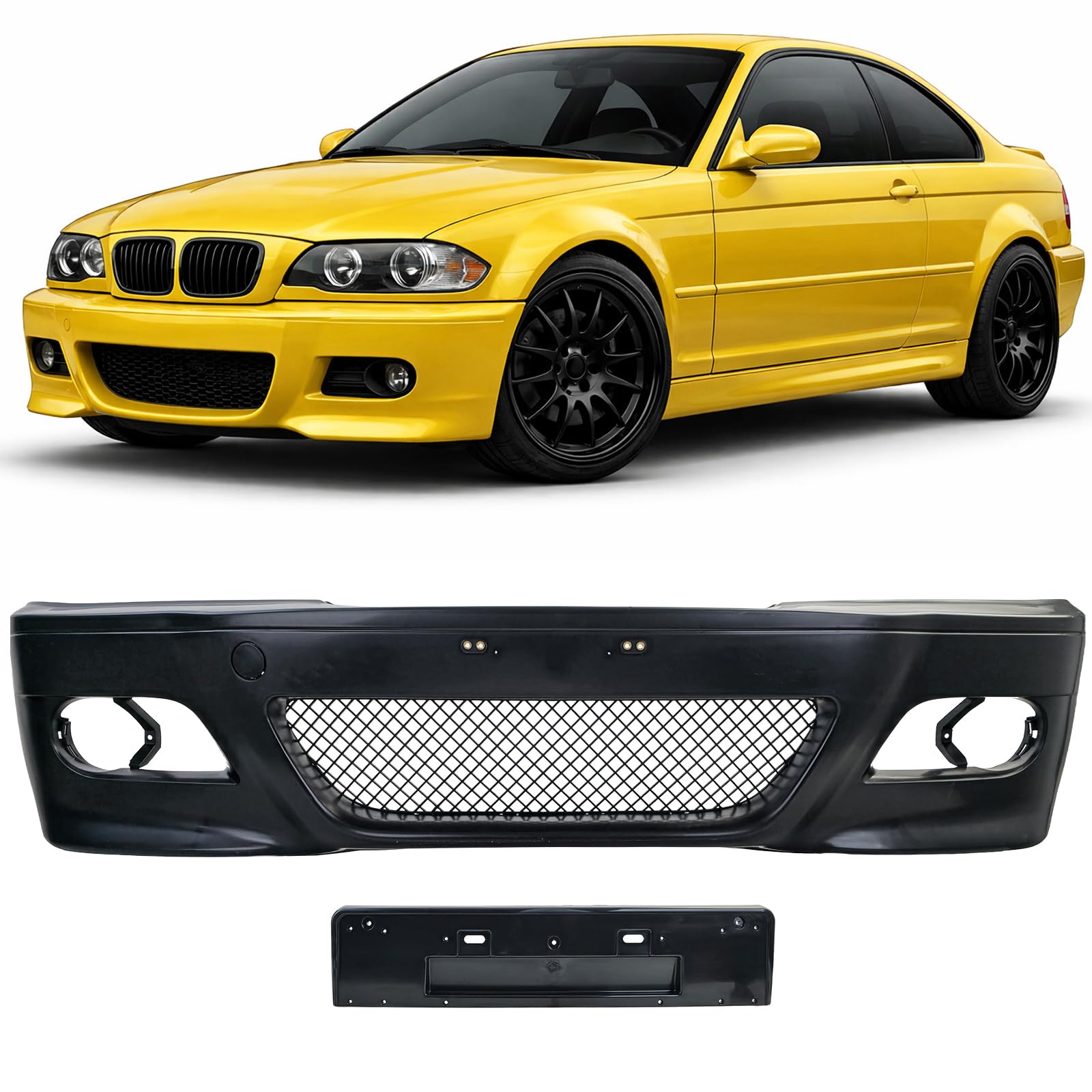 Front Stoßstange Sport mit ABE passt für 3er BMW E46 Coupe Cabrio 1999-2007