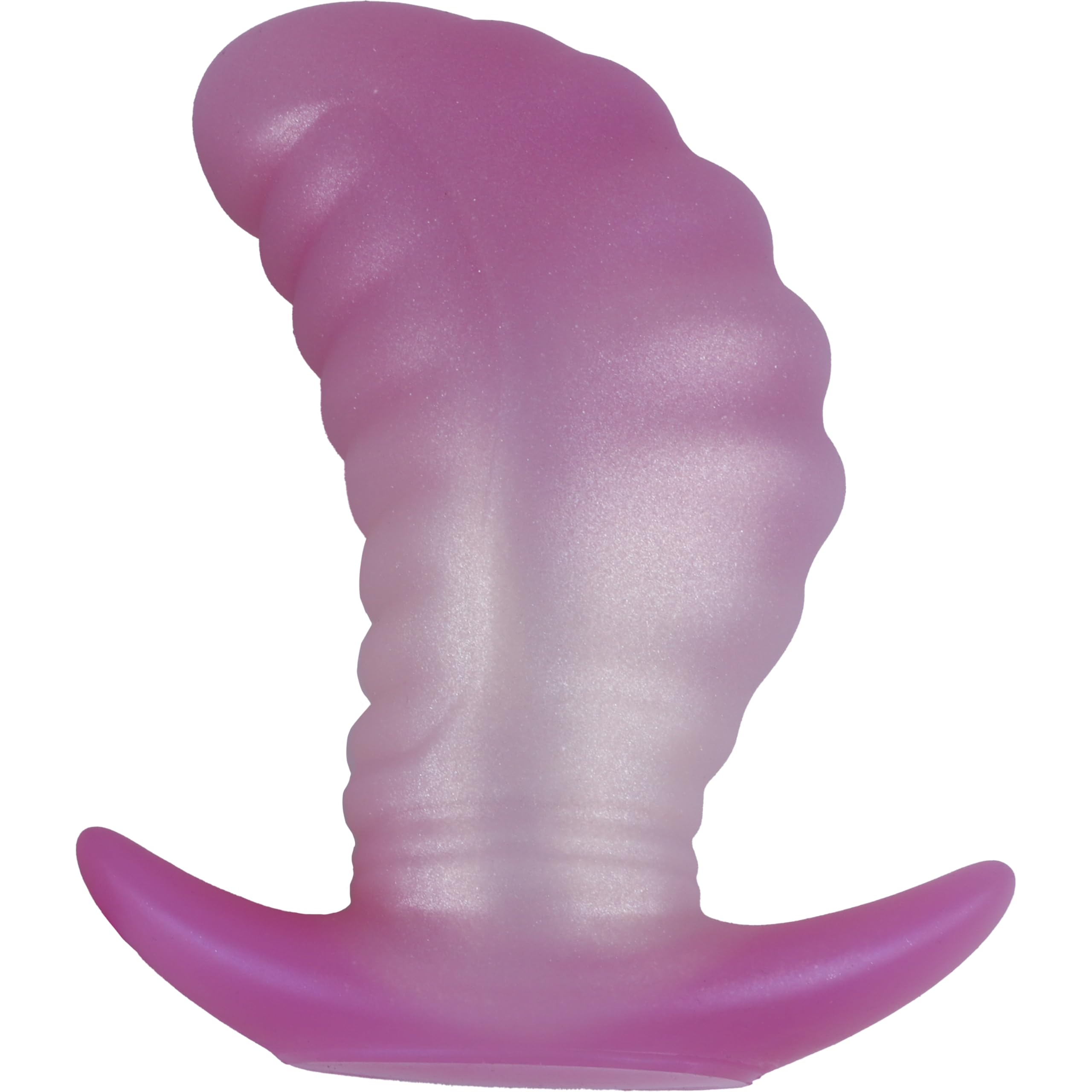 5.12" Large Butt Plug Mango Shape Anal Sex Toy, Huge Butt Plug Prostate Plug Big Silicone Butt Plug Trainer, Anal Plug Wearable Soft Long Anal Dilator for Beginner Advanced Men Women Couple Gay(Purple