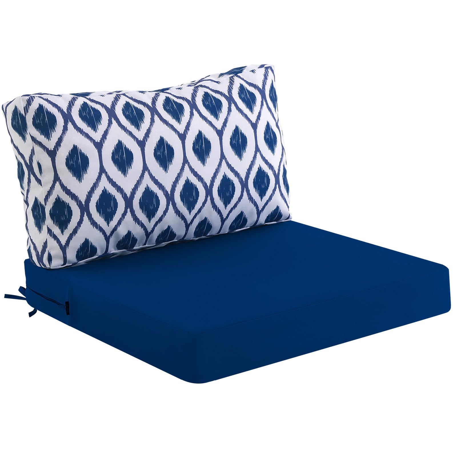 idee-home Outdoor Cushions for Patio Furniture, Outdoor Seat Cushion, Waterproof Hampton Bay Deep Seat Replacement Couch Chair Cushions for Garden