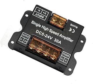 Single Color LED Dimmer PWM Light Controller Signal Amplifier DC 5V 12V 24V 30A Repeater Extender