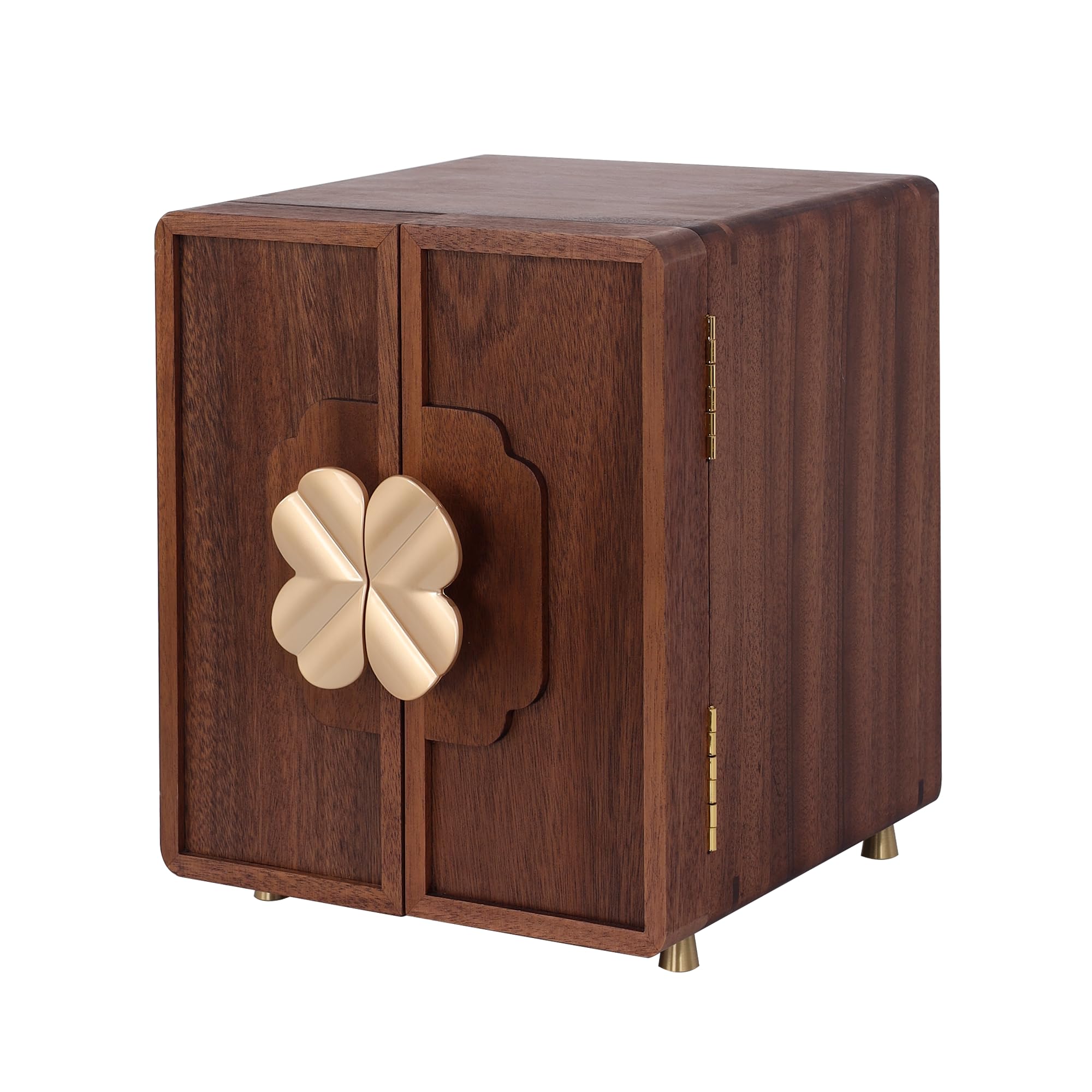 Jewelry Box for Women Girls, Wooden Jewelry Box Organizer Functional With Drawers, 5 Layers Jewelry Storage Organizer for Earring, Ring, Necklace, Bracelets