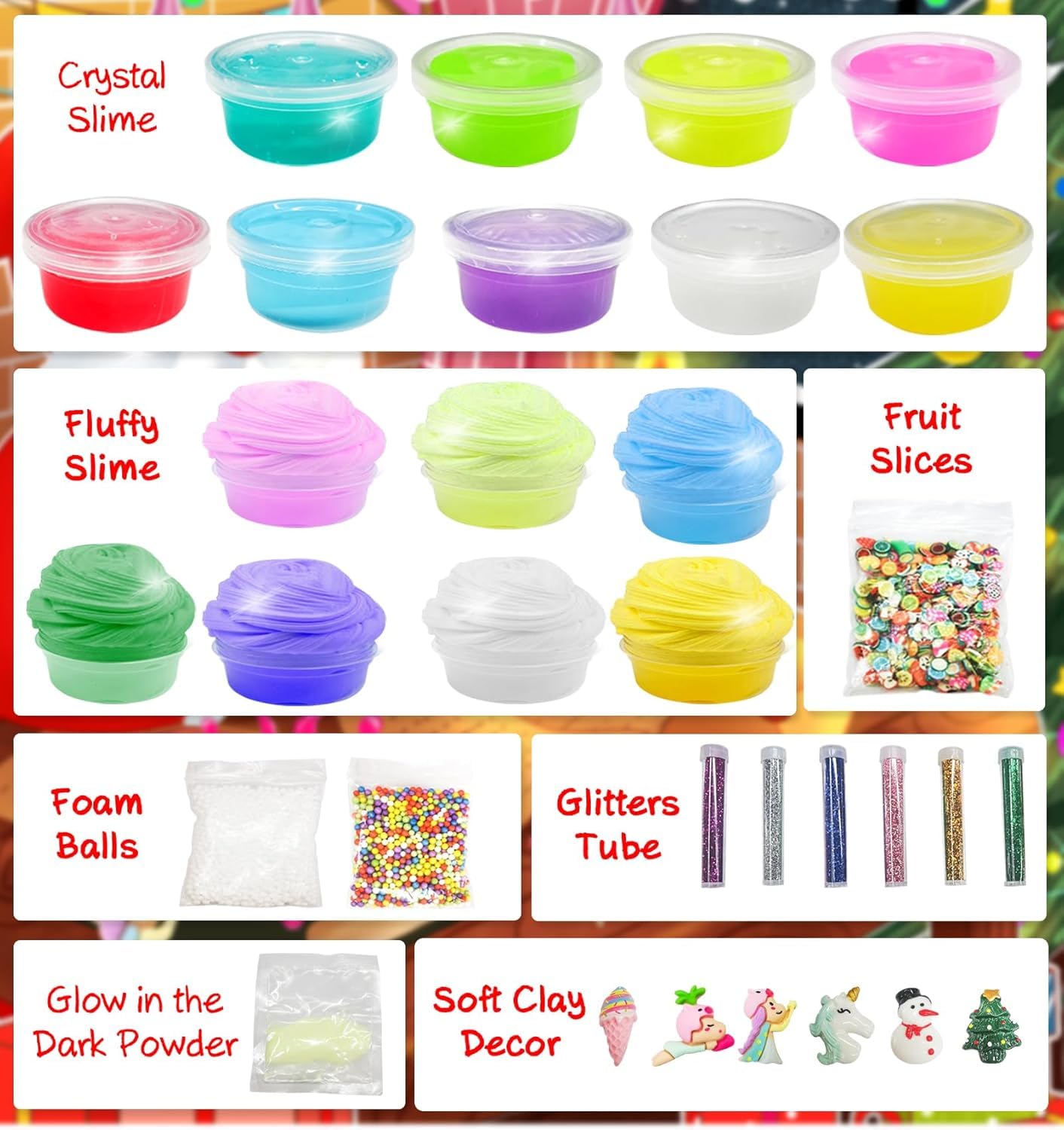 Slime Advent Calendar 2025 Kids - Image 2