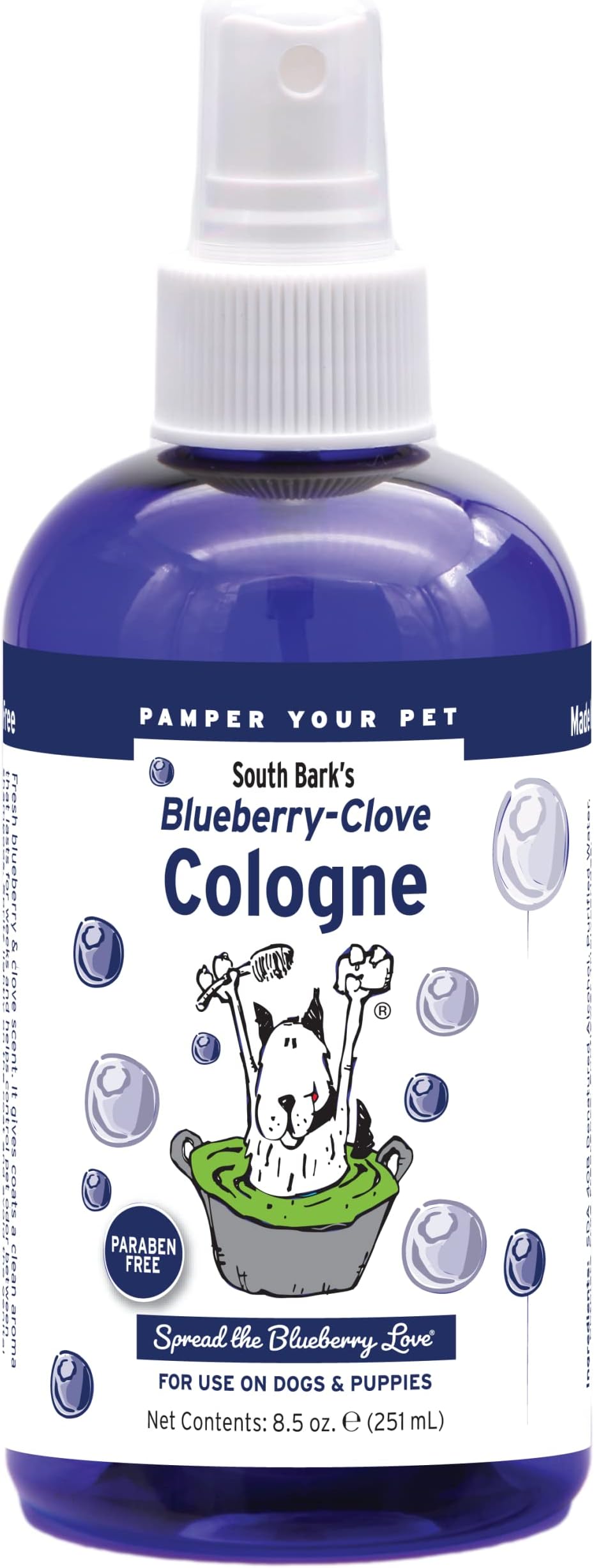 South Bark's Blueberry-Clove Pet Cologne