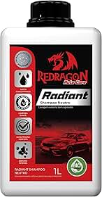 SHAMPOO NEUTRO CONCENTRADO AUTOMOTIVO REDRAGON AUTO CARE RADIANT 1 L