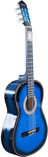 Guitarra Clasica Acustica Mod 9 mtc (Azul Sombreada)