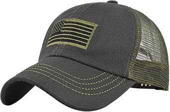 American Flag hat camouflage hat Tactical Mesh cap Baseball Cap Trucker Cap