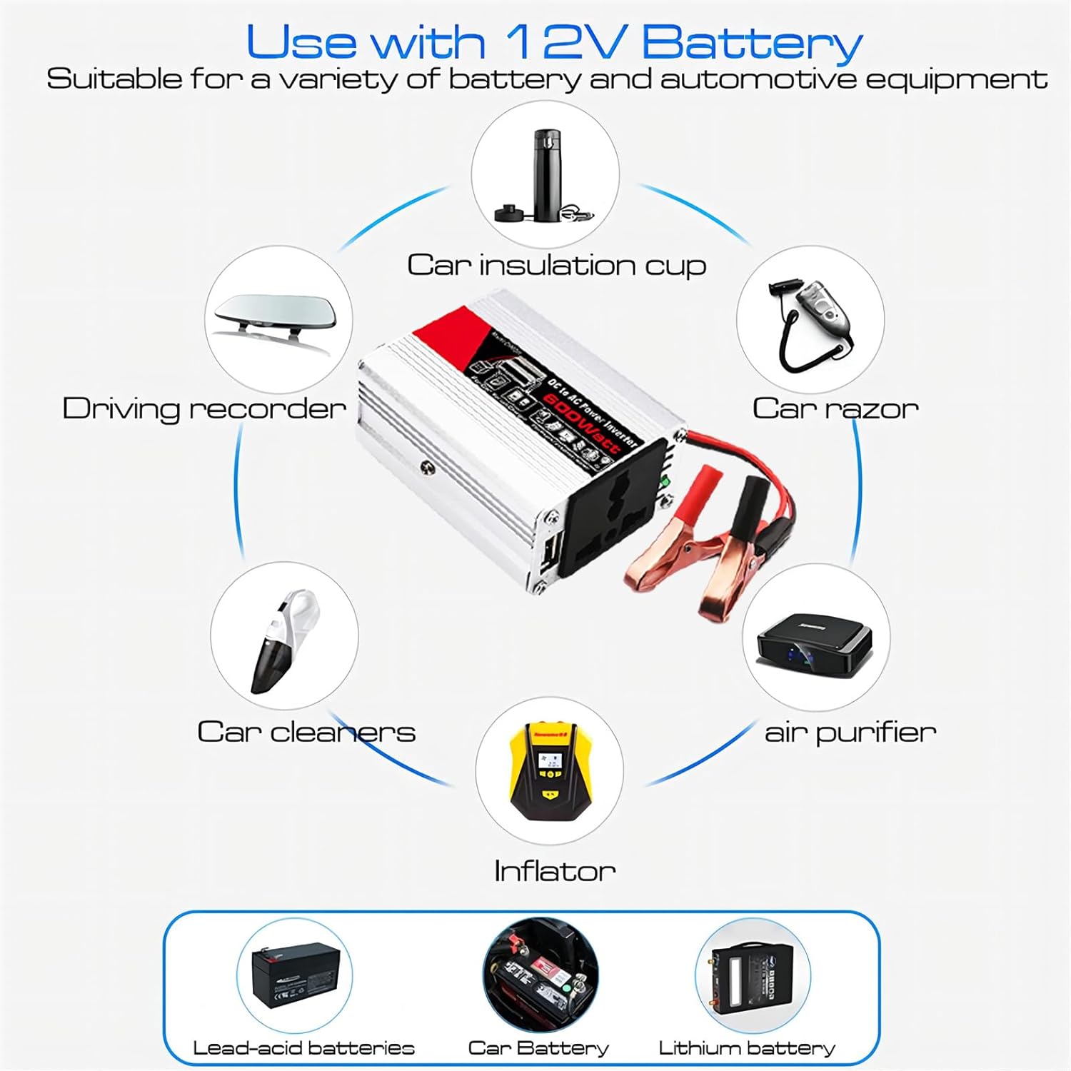600W Solar Inverter Kit with 50A Controller & 75W Monocrystalline Panel for RV, Van & Boat - Ultimate Power Solution for Off-Grid Adventures