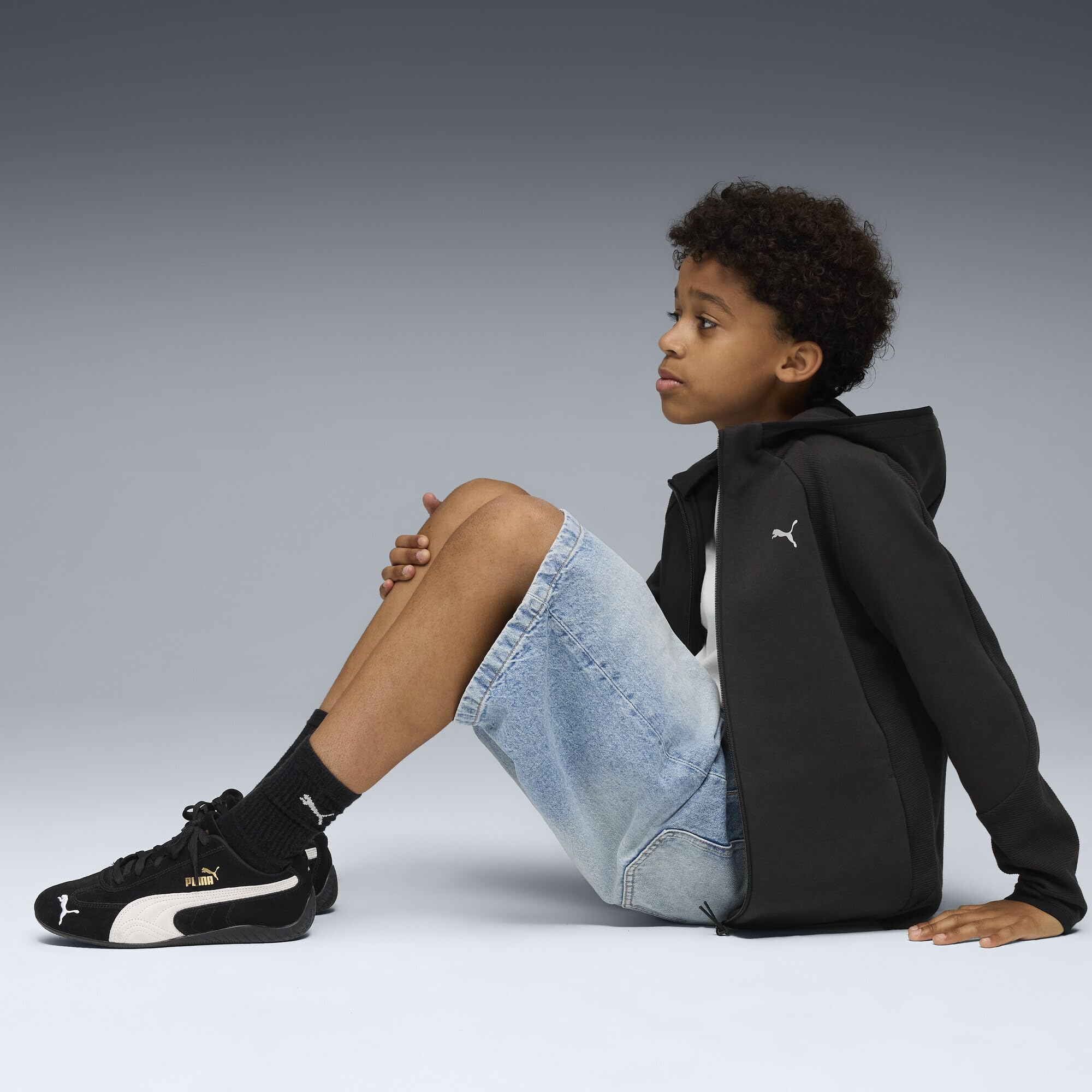 Puma Jungen Evostripe Full-Zip Hoodie Dk B Sweatjacken (1er Pack)