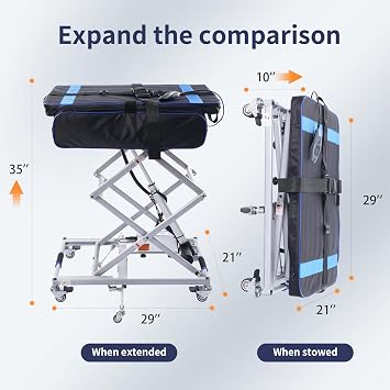Wheelchair Lift Portable Electric Lift for Wheelchairs and Scooters - Lightweight, Rechargeable & Space-Saving Design