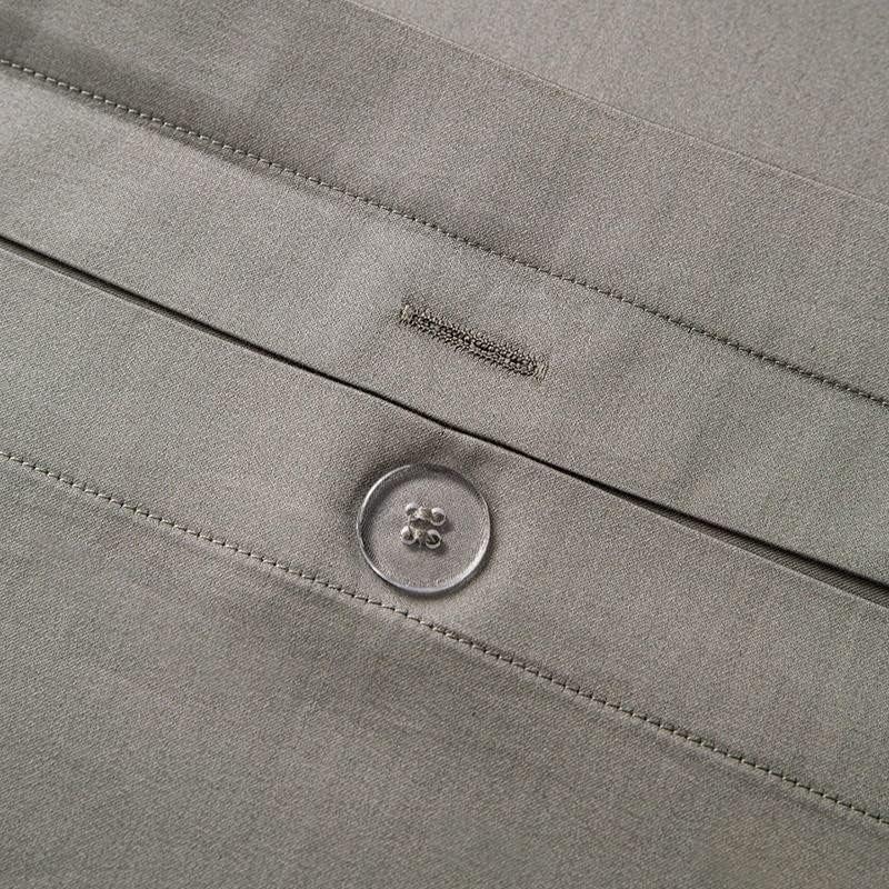 Miniatura 6 de HARUE Juego de funda de edredón jacquard de algodón de fibra larga de 1000 hilos, tamaño doble, queen, king, 4 piezas, juego de ropa de cama bohemio