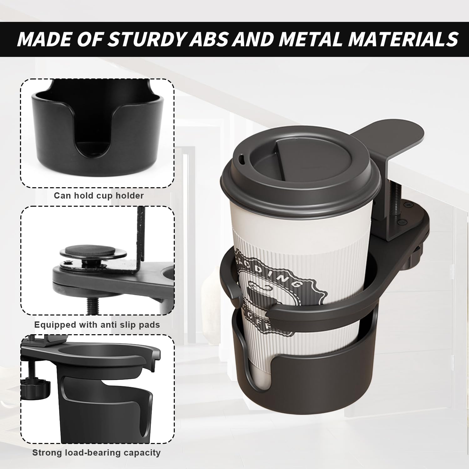 Porte-Tasses à Café De Table, Rotatif à 360° Porte Gobelet