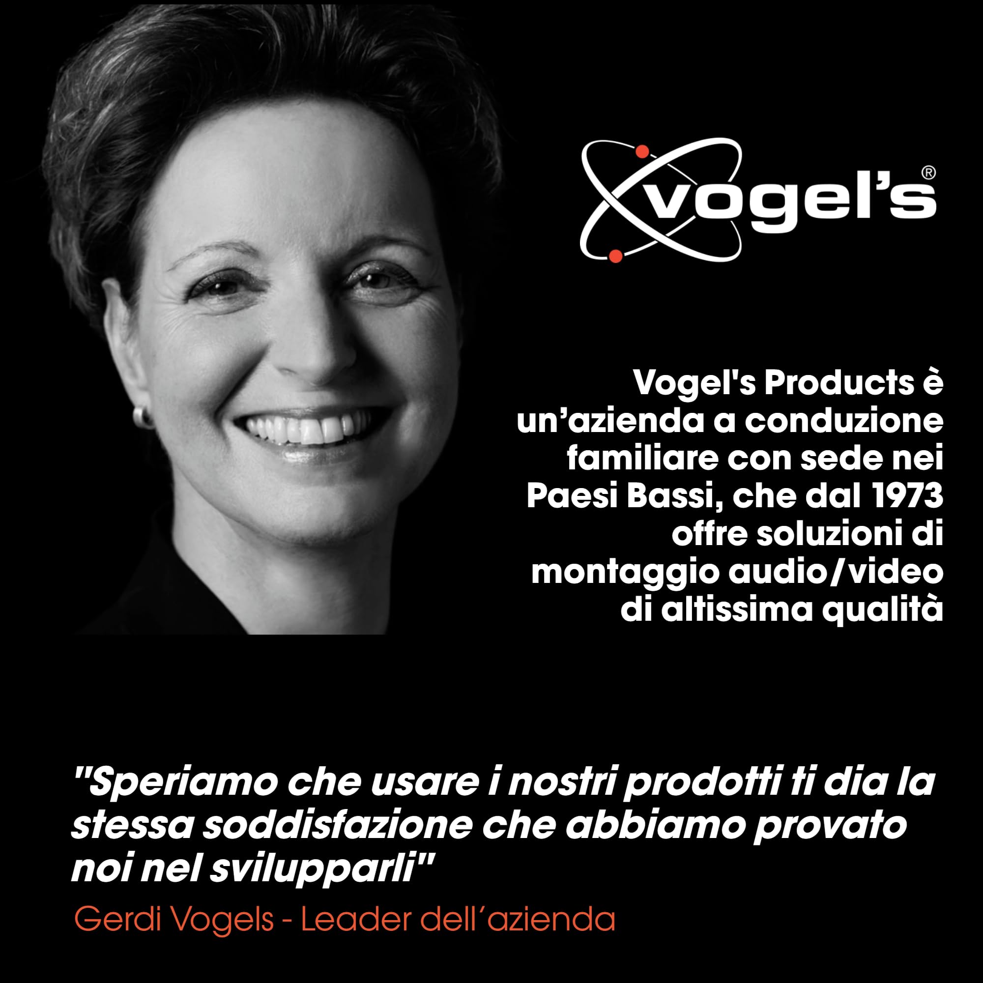 Vogel's TVM 5705 – Supporto da parete per TV ultrasottile con GuidanceSystem™ per appendere in modo semplice TV grandi, 40–110'', max 100 kg, certificato TÜV, VESA 600x400, distanza dal muro 1,3 cm