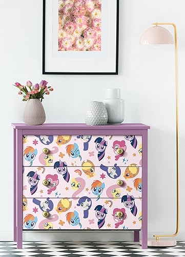 Miniatura 4 de RoomMates My Little Pony RMK12660RL - Papel tapiz para despegar y pegar, color rosa