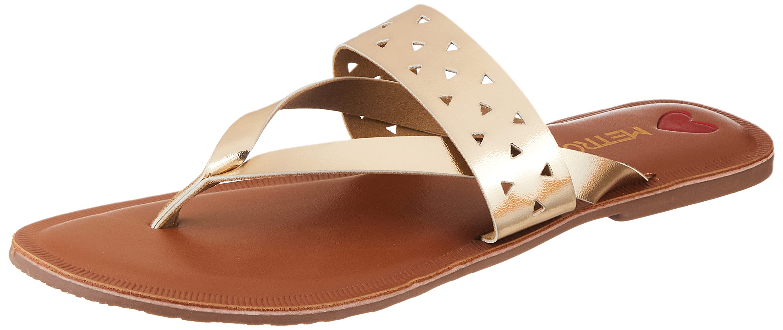 Metro Womens Gold Faux Leather Slip-On Fashion Sandals UK/8 EU/41 (32-997) (B08CRQPNNZ) Amazon Price History, Amazon Price Tracker