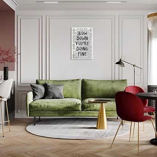 Miniatura 6 de Póster retro con texto "Slow Down You'Re Doing" ("Slow Down You'Re Doing") con letras en blanco y negro con letras en blanco y negro, arte de pared,