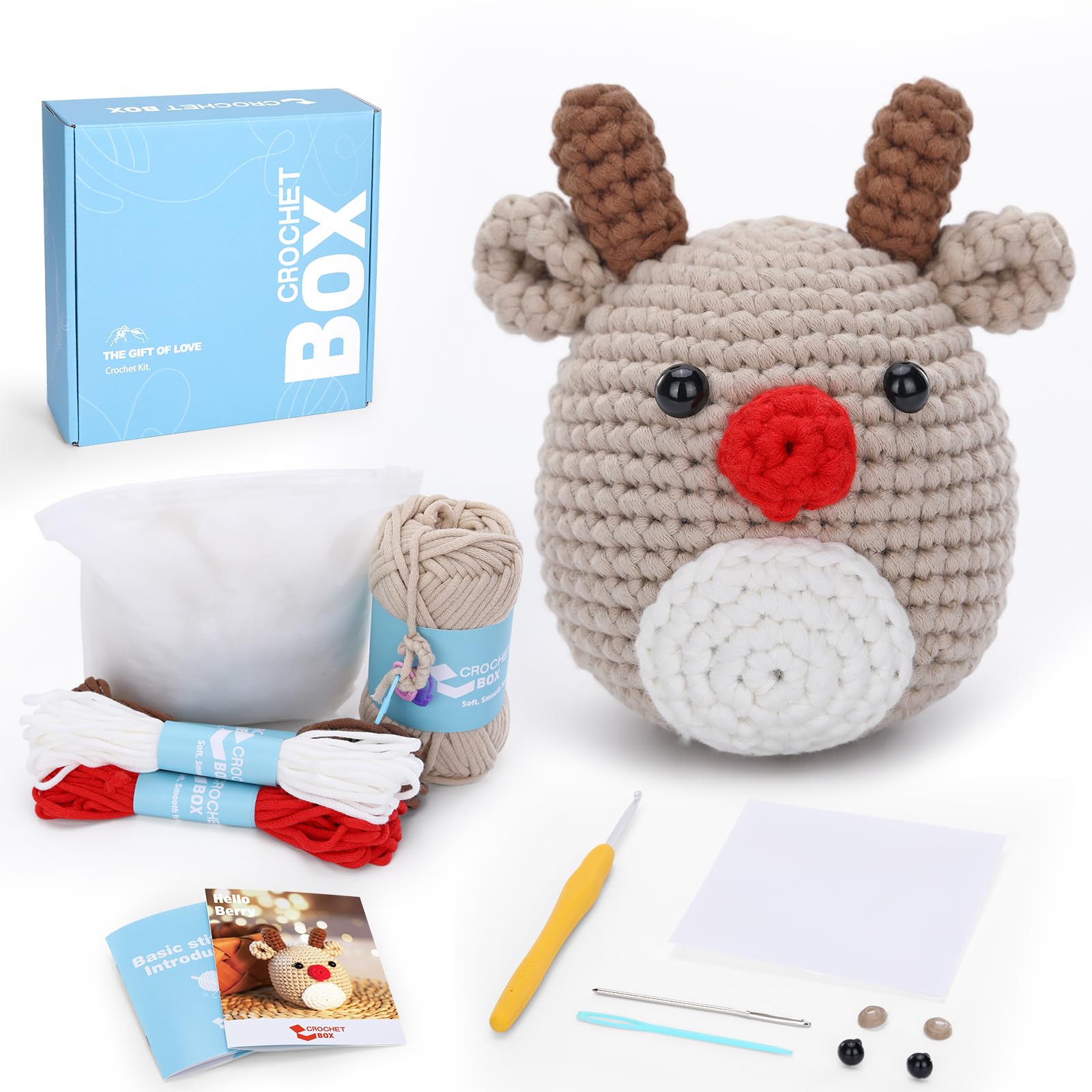 Beginner Crochet Christmas Tree Kit - FREE SHIPPING -8