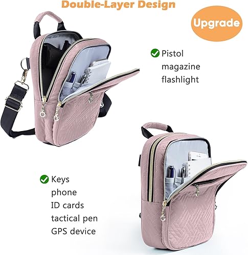 Miniatura 4 de Estuche de pistola suave, Bolsa de pistola CCW, Bolsa de pistola cruzada, Bolsa de pistola de transporte oculto, Bolsa de pistola táctica pequeña,