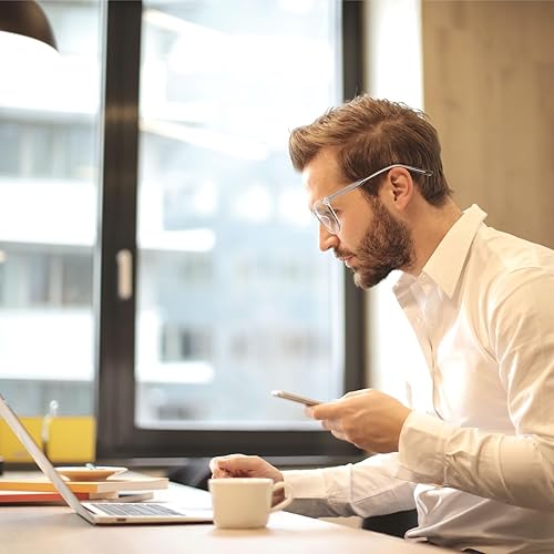 Miniatura 8 de Lentes de bloqueo de luz azul para mujeres y hombres, antirreflejos, reducen los lentes de computadora de gran tamaño