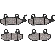 Road Passion Front Brake Pads Set Replacement for KEEWAY RKS 150 12-14/ RKS 200 12-14/ KYMCO Activ 50/110/125 04-06/ Bet & Win 50/Dink Sports 50 02-06/ Dink 50/Spacer 50/Yager 50 98-062pcs