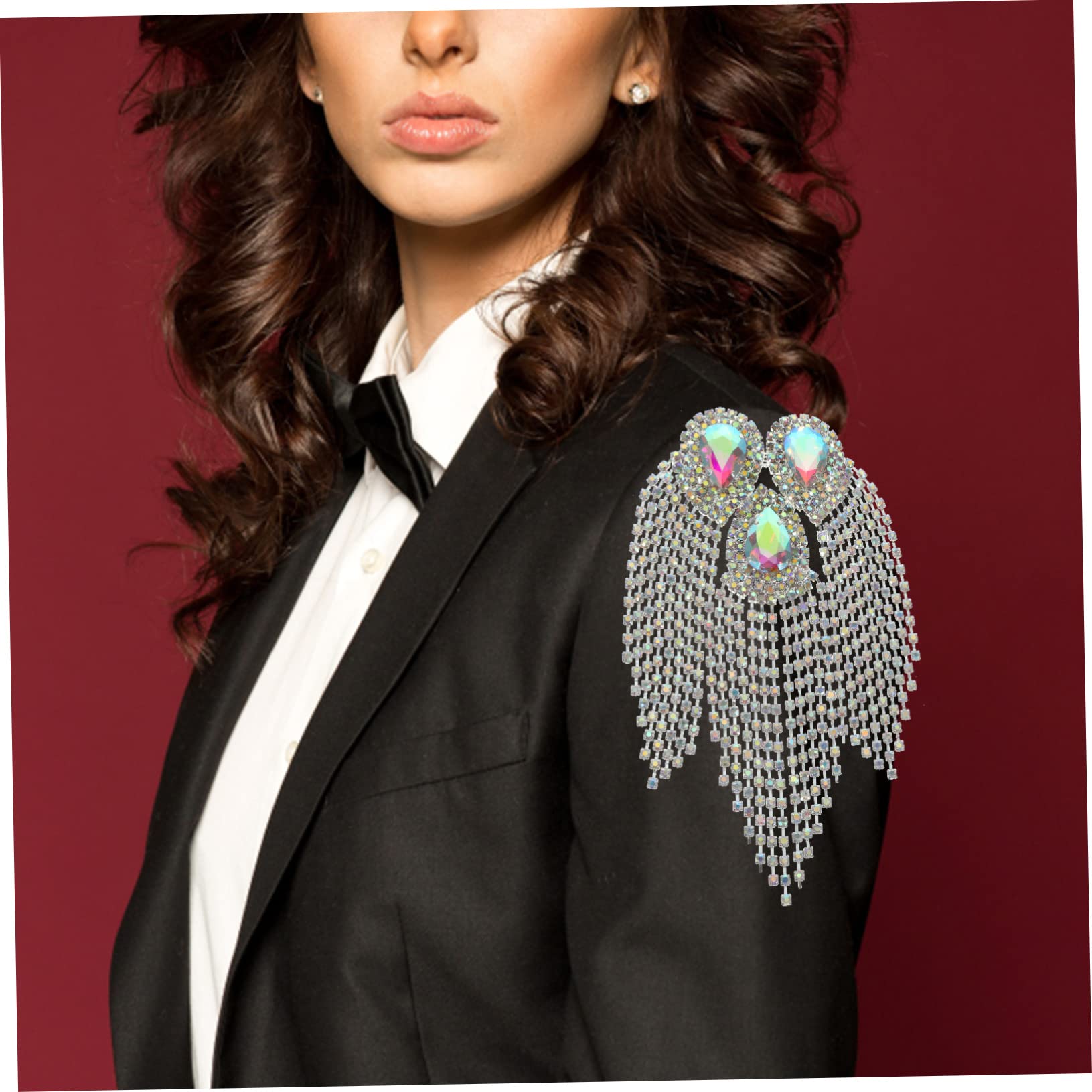 LALAFINA 5pezzi Spilla Decorativa Con Nappa Per Abbigliamento e Accessori Patch Riutilizzabile Per Decorazioni Fai Te Vivaci e Design Elegante Per Giacche e Costumi Alta Resistenza e