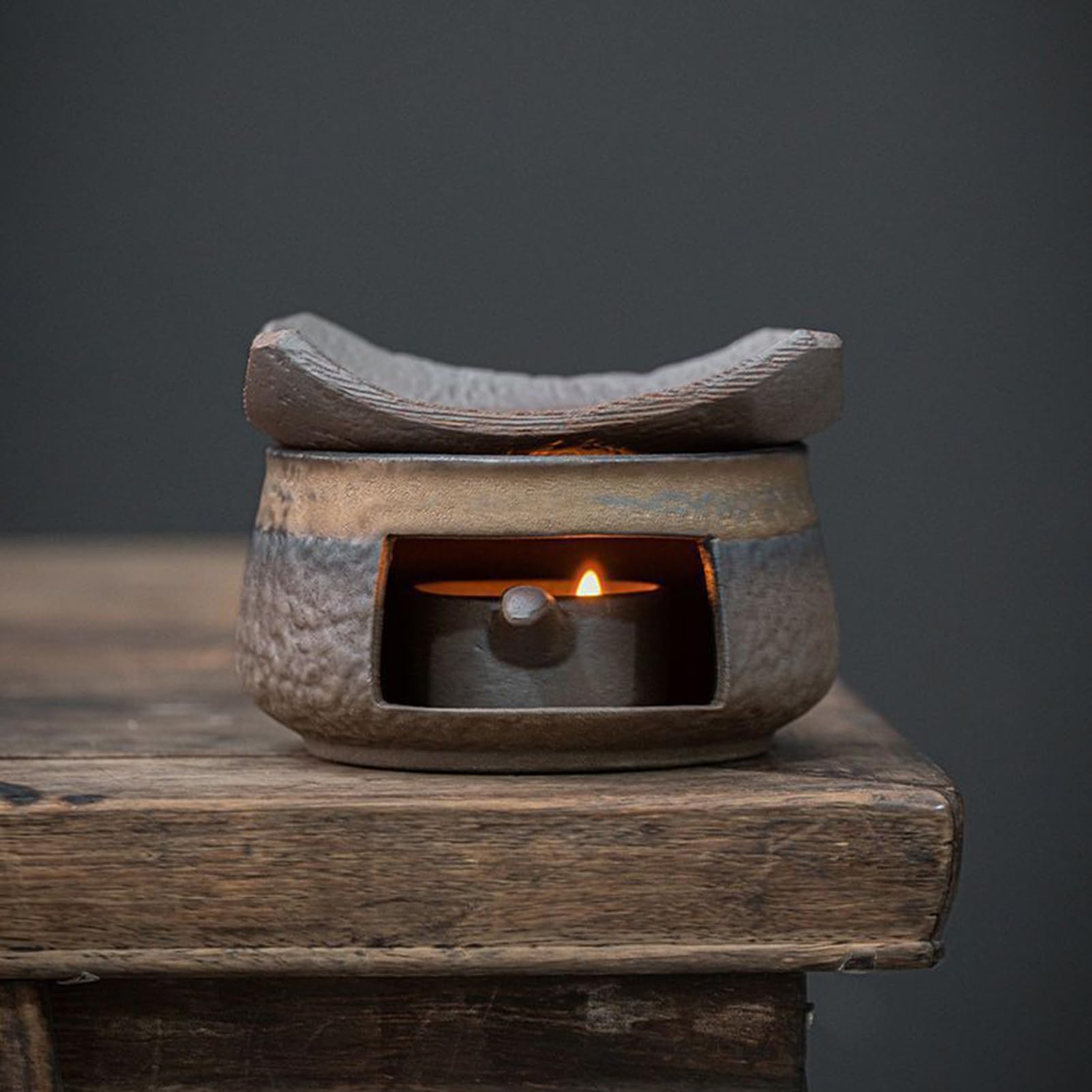 Ölbrenner | Multifunktionaler dekorativer Teewärmer und Diffusor | Kerzenbrenner und Duftspender, für Yoga, Haus, Büro, Schlafzimmer, Meditation und