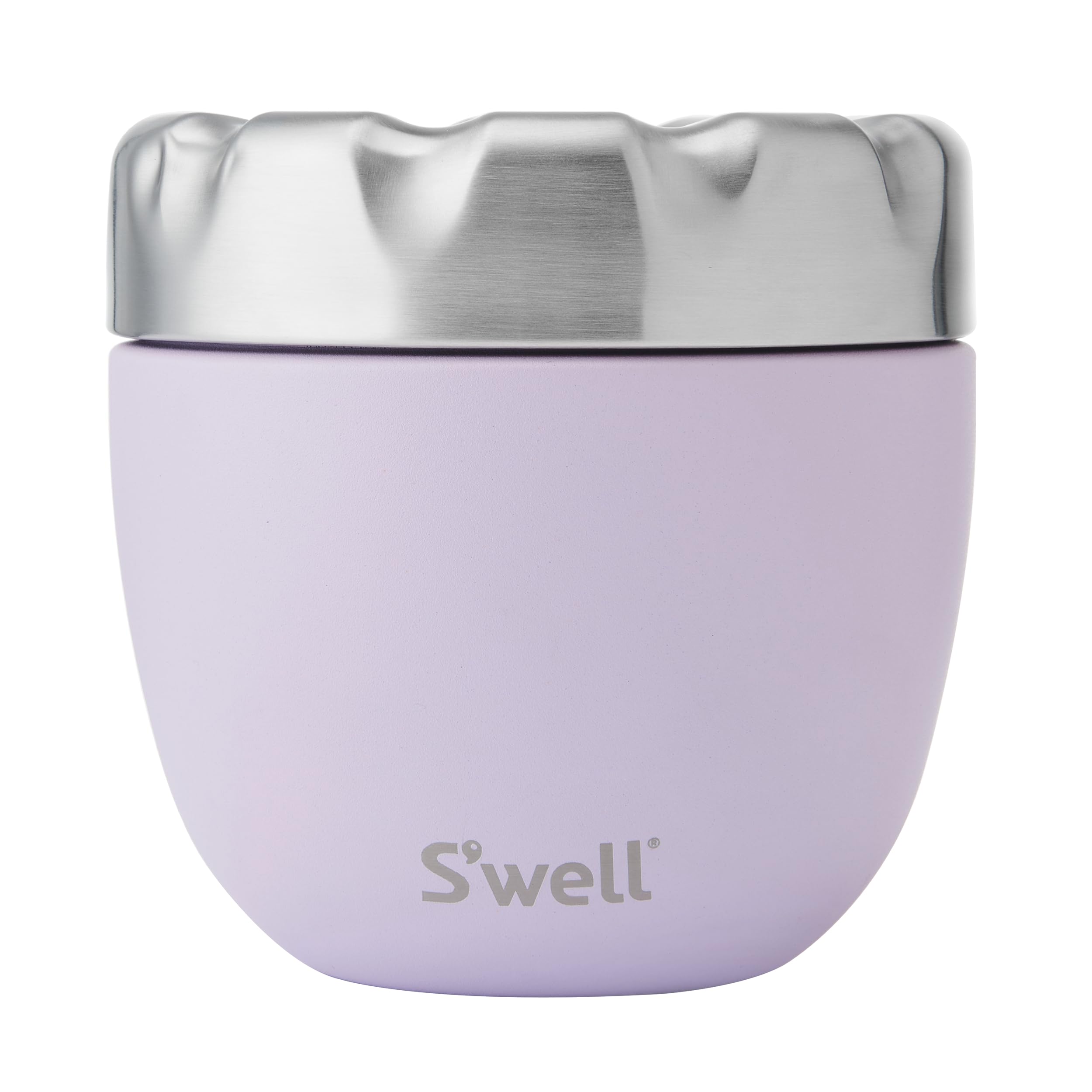 S'well Eats Stainless Steel Food Bowls, 636ml, Lilac, Triple-Layered Vacuum-Insulated Containers Keeps Food Cold for 11 Hours and Hot for 7 Hours, Condensation Free, BPA Free โ image 1