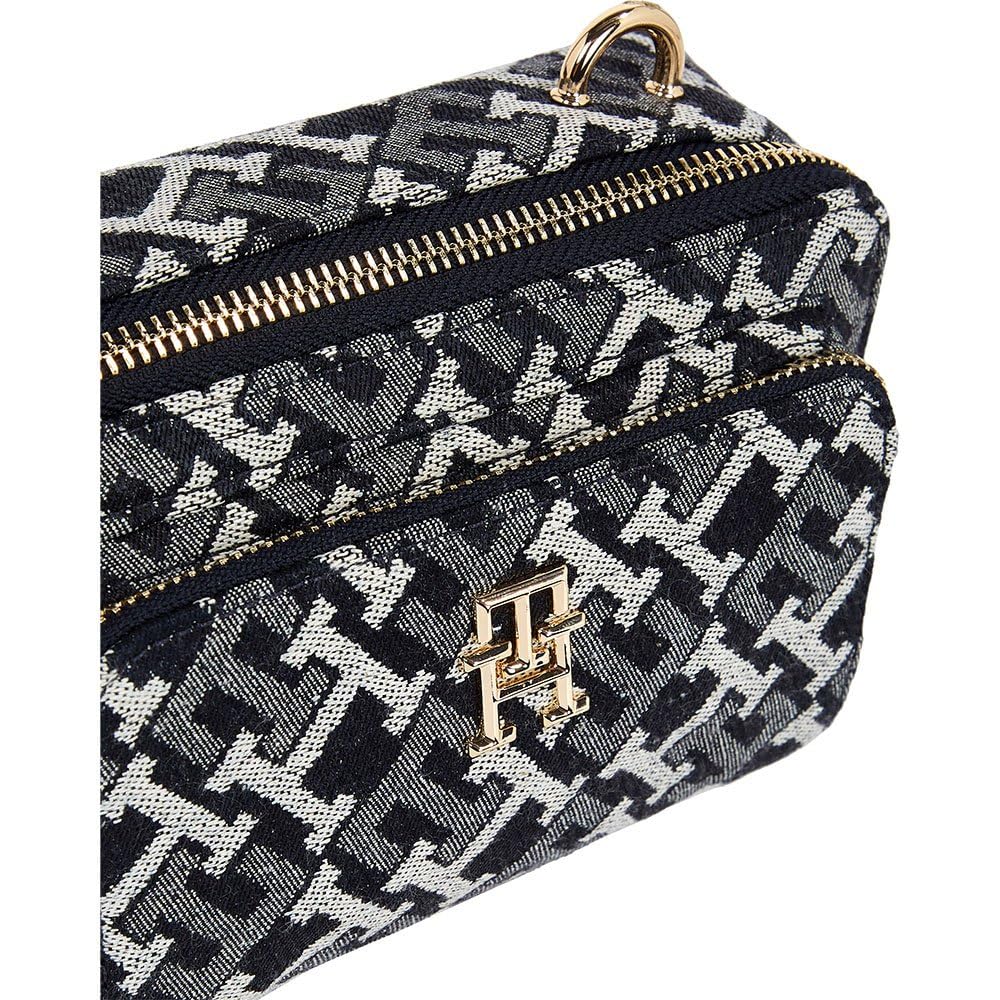 Tommy Hilfiger Iconic Tommy Camera Bag AW0AW14174, Bolsos Cruzados Mujer, Denim (Denim), OS