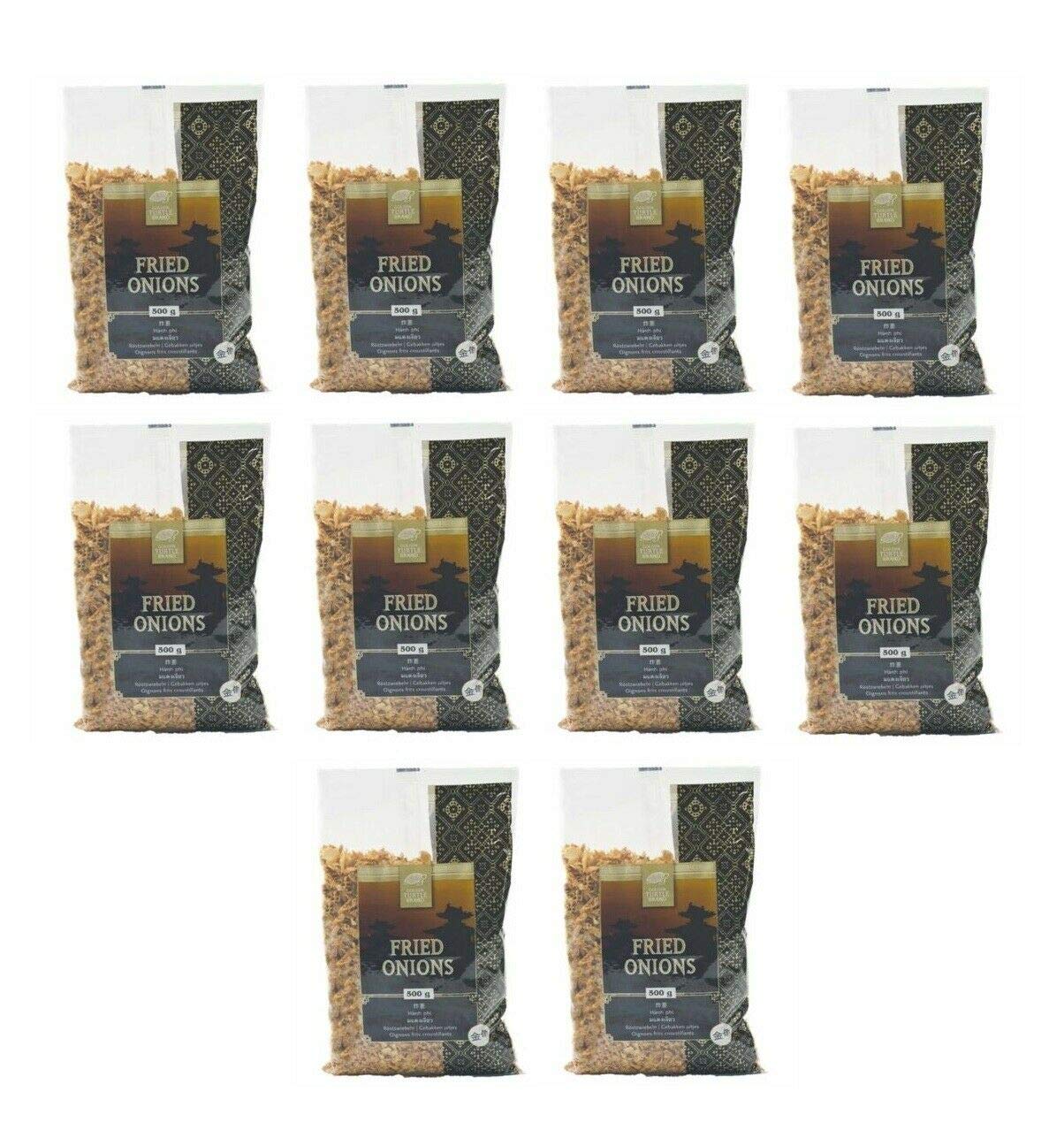 Pamai Pai® Bigpack Röstzwiebeln 10 x 500g Geröstete Zwiebel Röstzwiebel Fried Onions