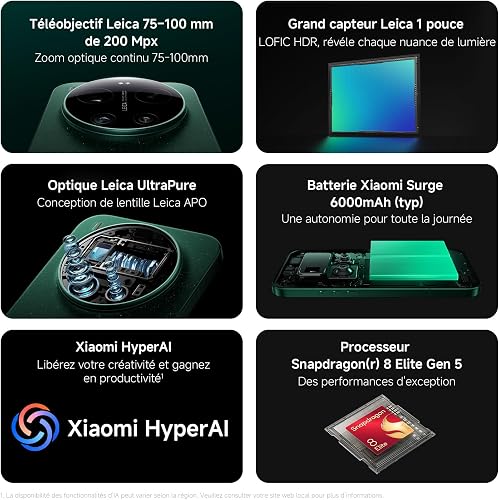 XIAOMI 17 Ultra 16+512Go Optique Leica APO - Blanc - 4
