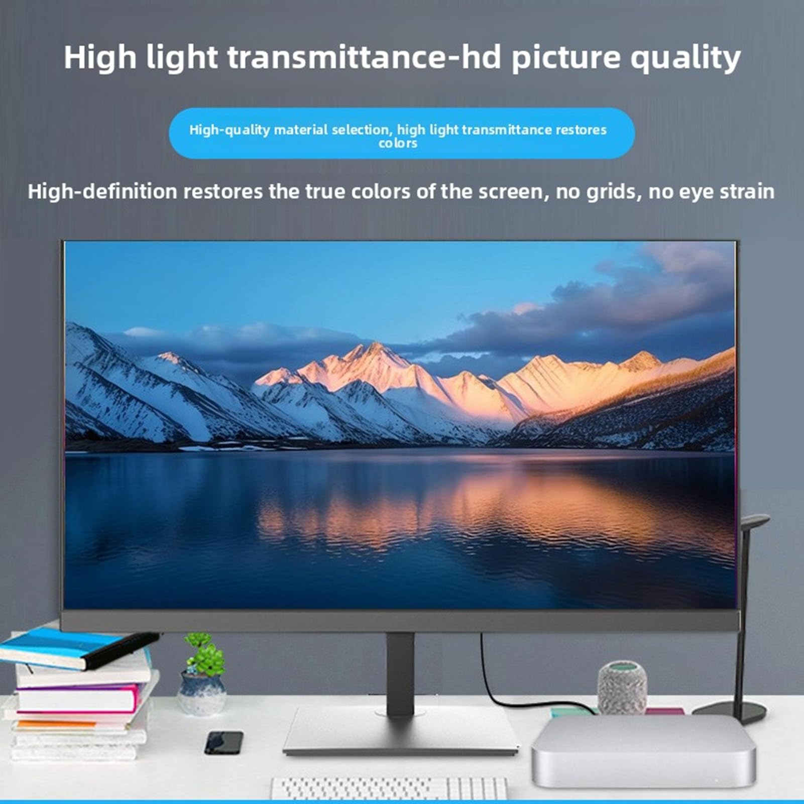 Asixxsix Filtro de Pantalla de privacidad de computadora, 23.6 23.8 Pulgadas 16:9 Protector de Pantalla extraíble de de Pet con Anti luz Azul, Escudo de privacidad y Protector