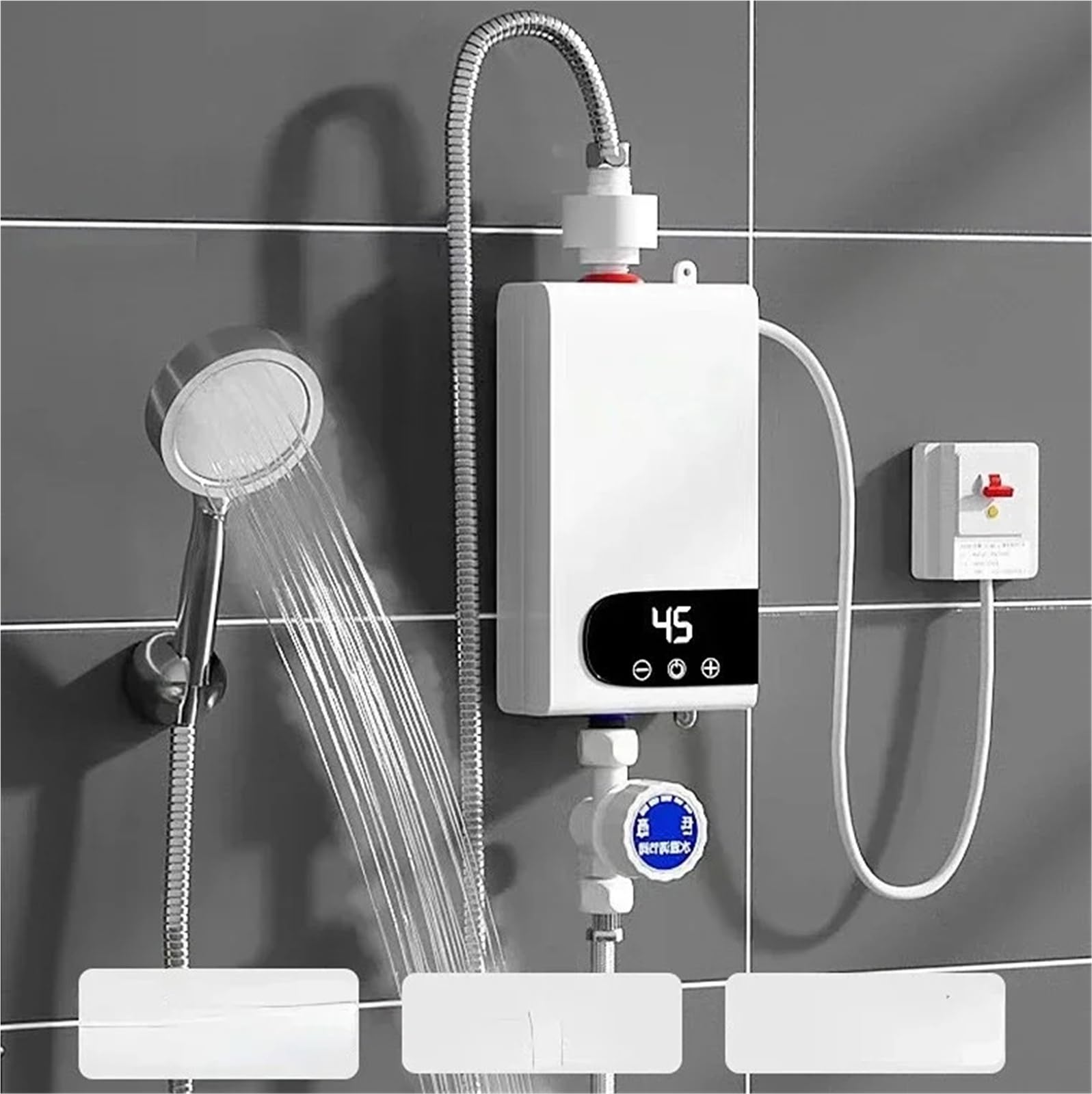 Elektrischer Durchlauferhitzer mit Speicherfunktion, Frequenzumwandlung und Konstanttemperaturfunktion Haushalt täglich