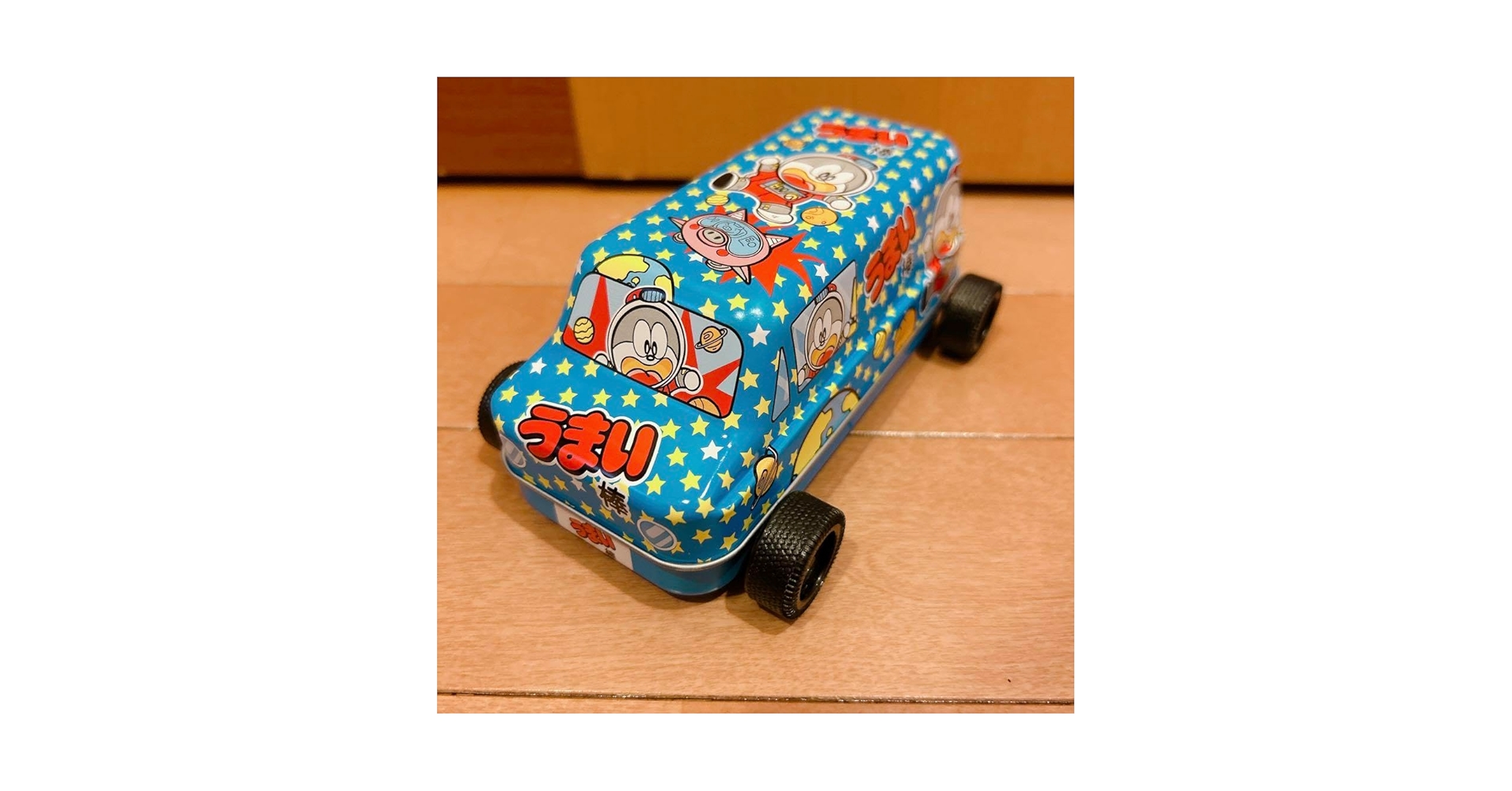 うまい棒　缶ケース　ミニカー Amazon.co.jp: うまい棒 くるま缶 とんかつソース味 くるま缶