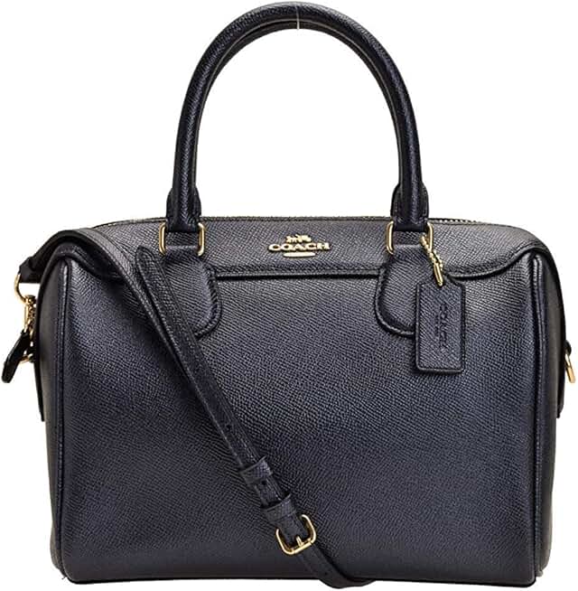 small navy blue leather purse