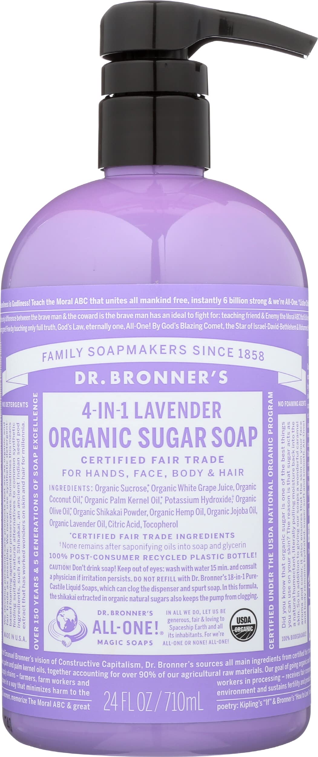 Dr. Bronner's Organic Sugar Soap