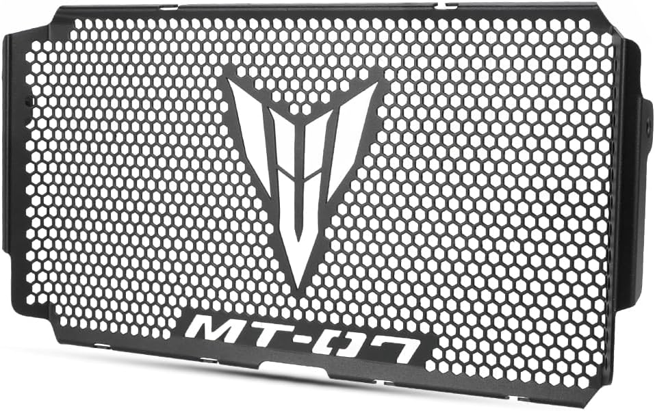 MT-07 2026 Motocycle Radiator Grille Guard Protective Cover Compatible with Y-AM-AHA MT07 MT-07 FZ-07 2025 2026 2027（Black）