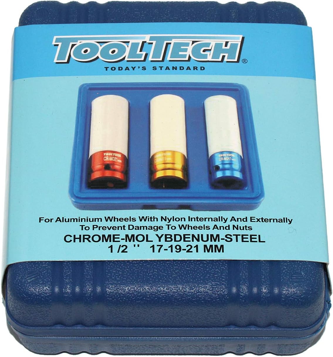 3x Power Insert for Impact Wrench 17 / 19 / 21 mm 1/2 85 mm