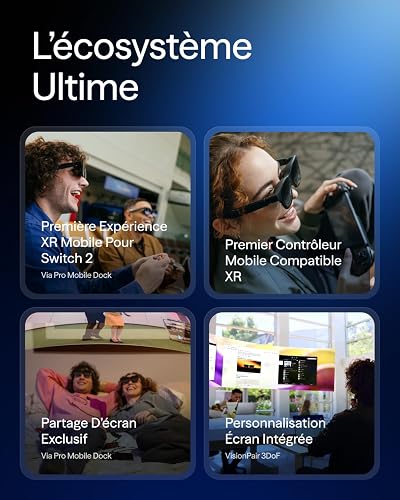 VITURE Beast Lunettes XR, 174” 1200p 58° FOV, VisionPair™ 3DoF Intégré, Harman Audio, Lunettes AR pour iPhone/Android/Mac/PC/Switch 2 – Les Plus Grandes. Les Plus Lumineuses. Les Plus Intelligentes. - 9