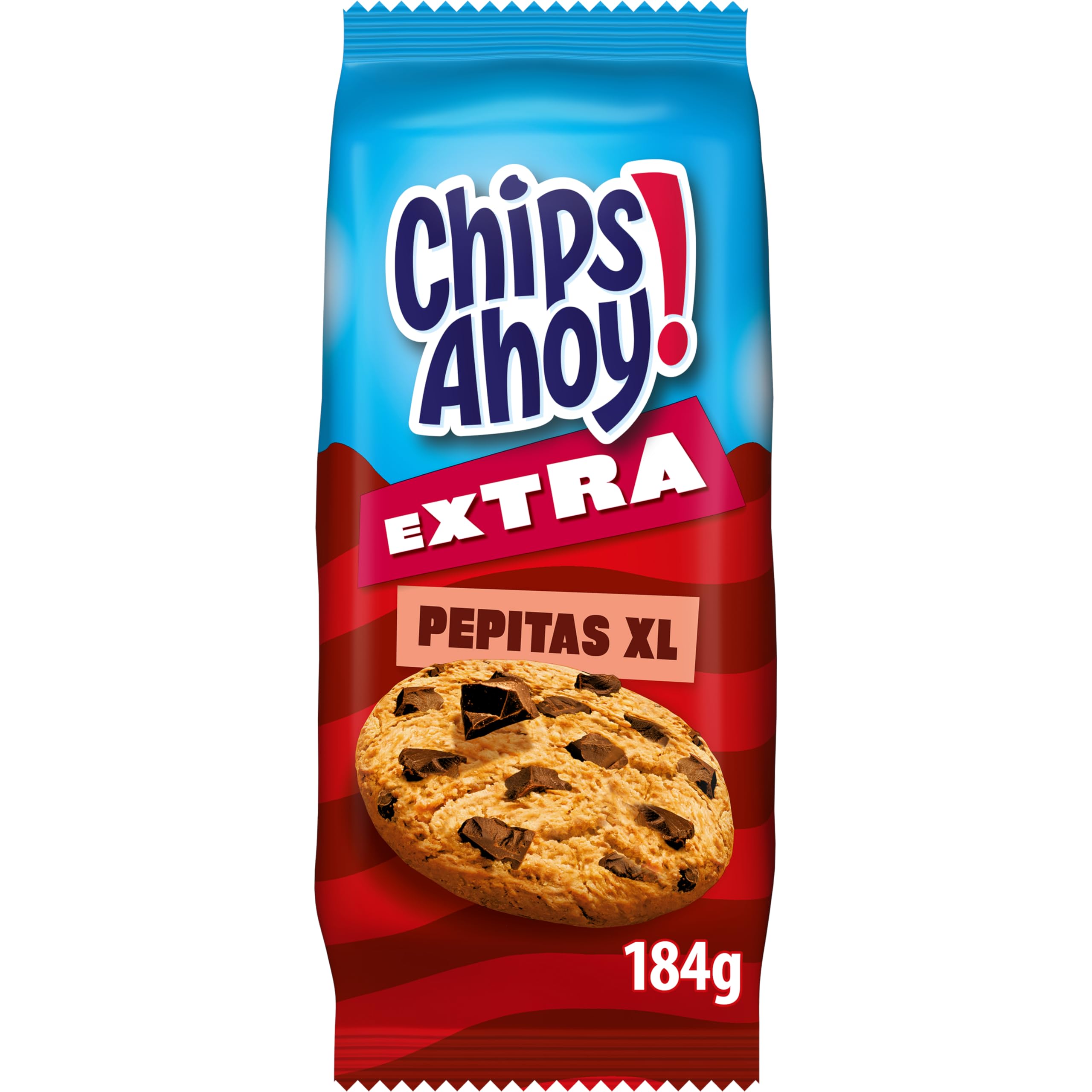 Chips Ahoy Galletas Cookies Extra Pepitas XL, 184 g