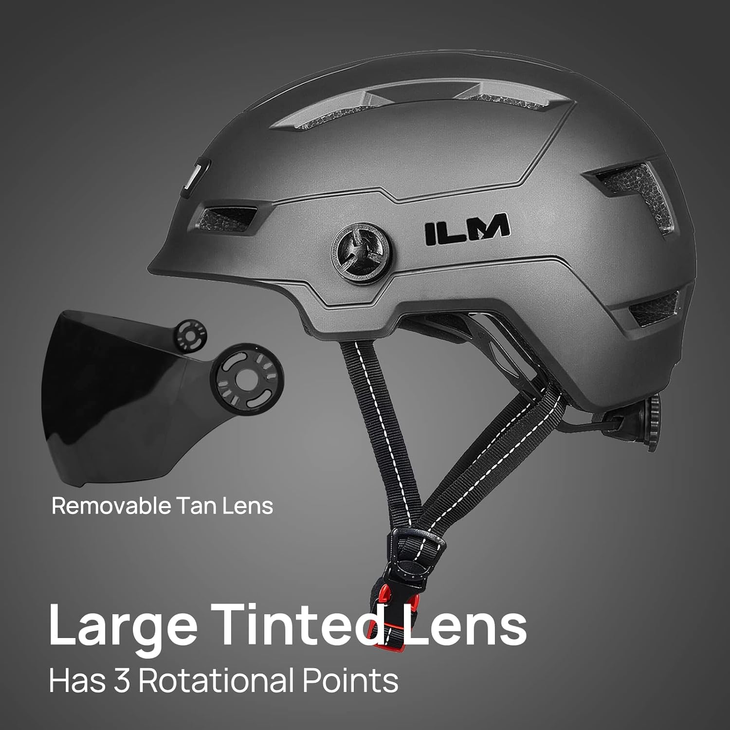 ILM Helmet with Removable Tinted Lens