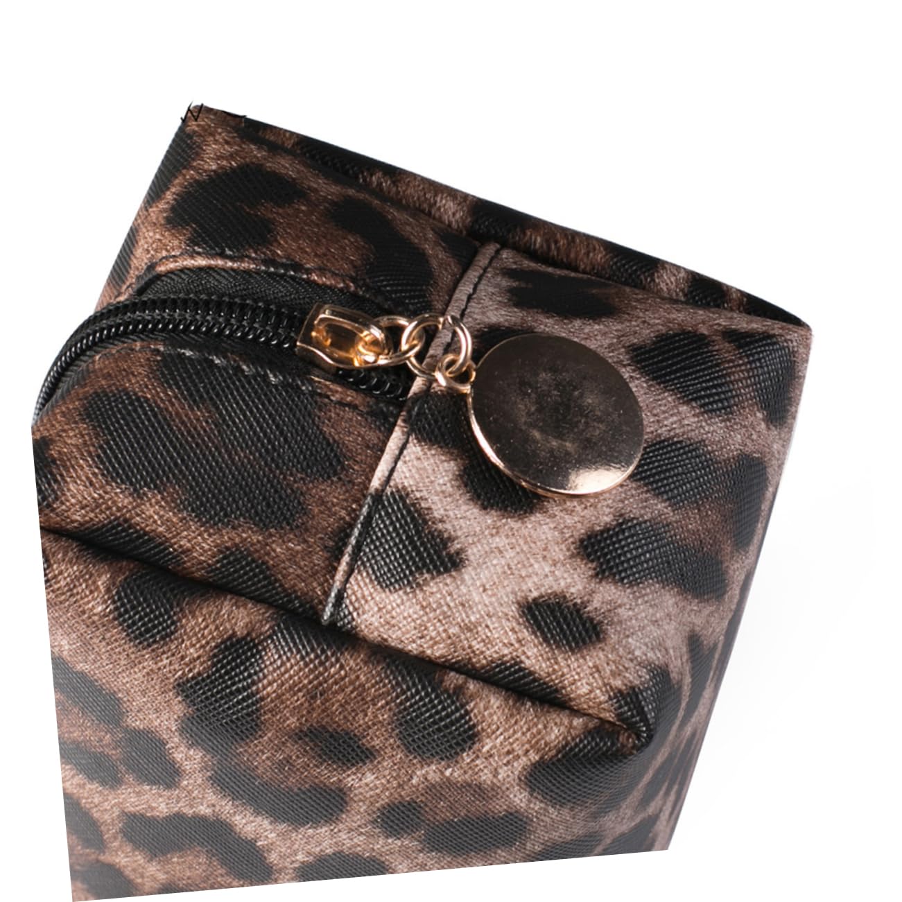 Beaupretty 6piezas Bolsa De Maquillaje Diseño De Leopardo Oscuro PVC Transparente Multiusos y Gran Capacidad para Cosméticos y Accesorios De Viaje